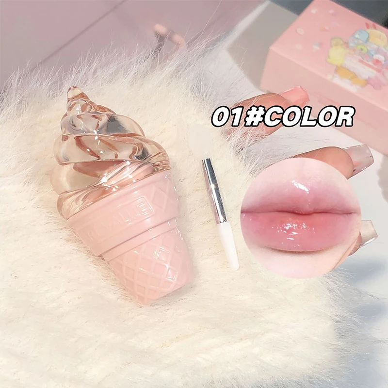 CACE Fluffy Ice Solid Lip Gloss - Glossy Shine สูตรให้ความชุ่มชื่น และลดริ้วรอยริมฝีปาก