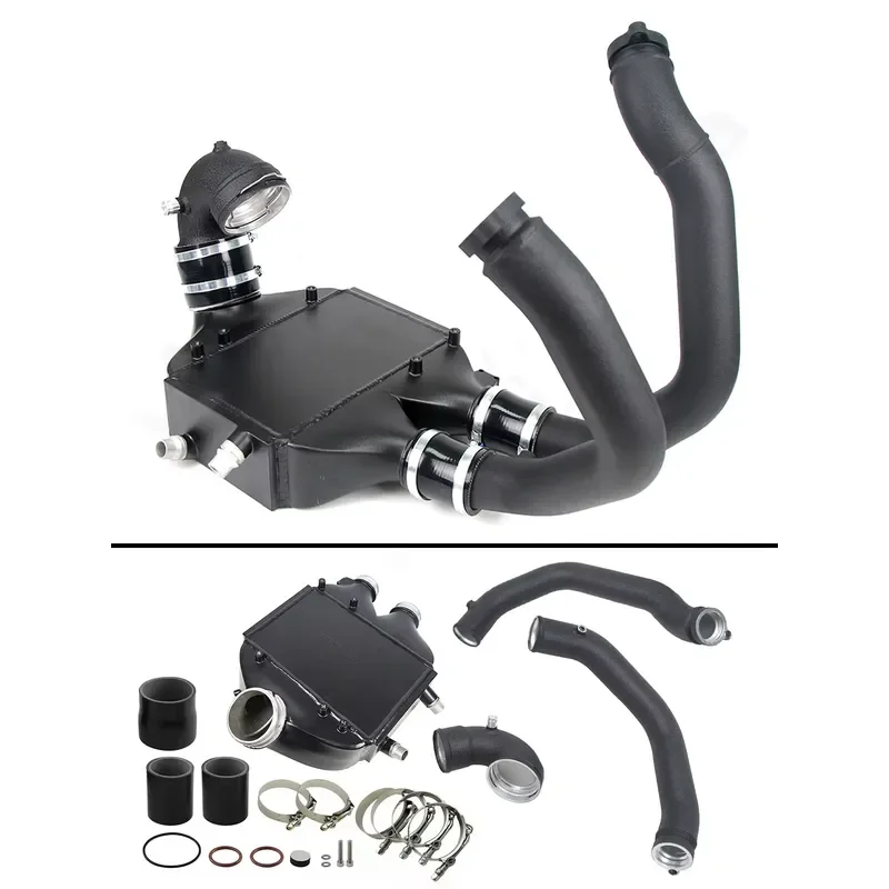 2026 Hot Sale For Mount Intercooler Kit with Charge Pipes Compatible for M2C F87 M3 F80 M4 F82 F83 S55 2015-2020