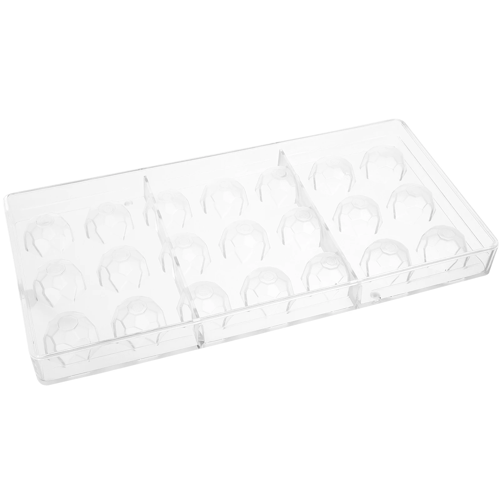 

Football Mold Molds Transparent Plastic Deep Moulds Candy Making Supplies Cake Pudding Chocolate Cookie