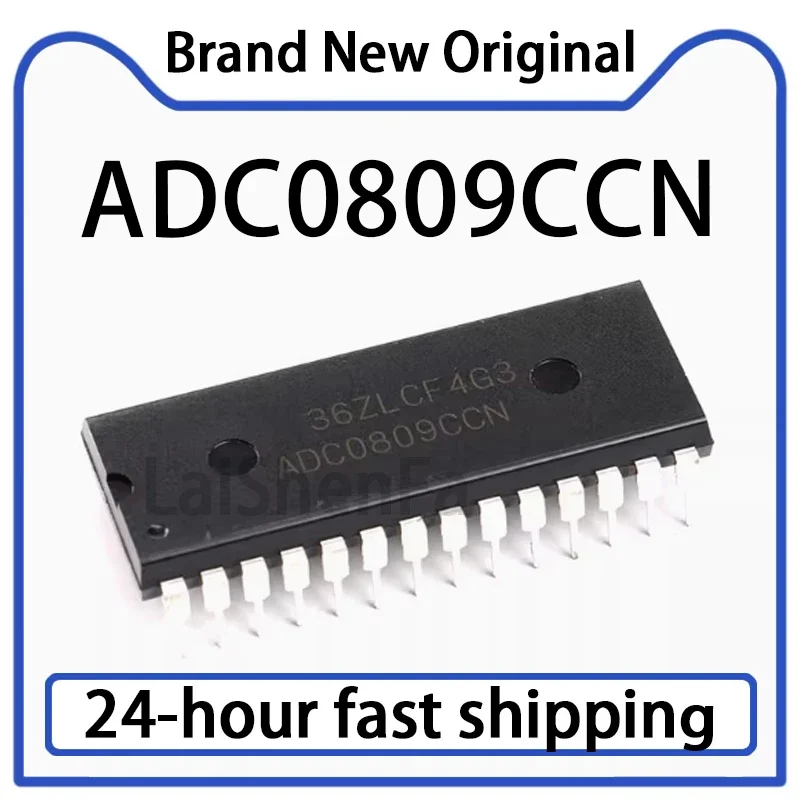 5PCS ADC0809CCN 8-B…