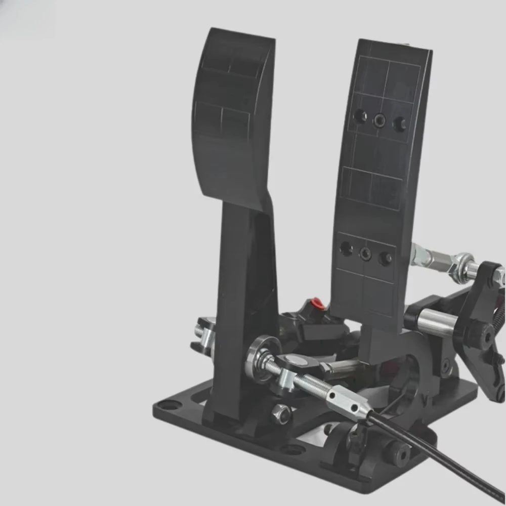 

CNC Aluminum Brake Assembly 2-Piece Pedal Box Kit 0.625 1.0 Adjustable Track Drift Performance Car OEM