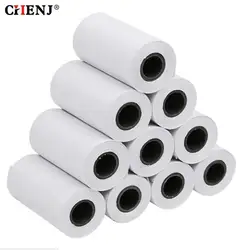 5 Rolls 57x25mm Thermal Printing Paper Photo Paper for Paperang Mini Pocket Photo Printer Cash Register Paper