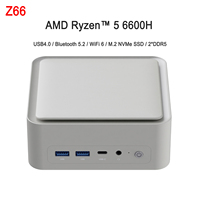 SZBOX Z66/Z69/X88 Mini PC 6600H/6900HX/8845HS DDR5 SSD PCIe3.0/4.0 Win11 Pro Wifi 6 BT5.2 Type-C Desktop Office Computer