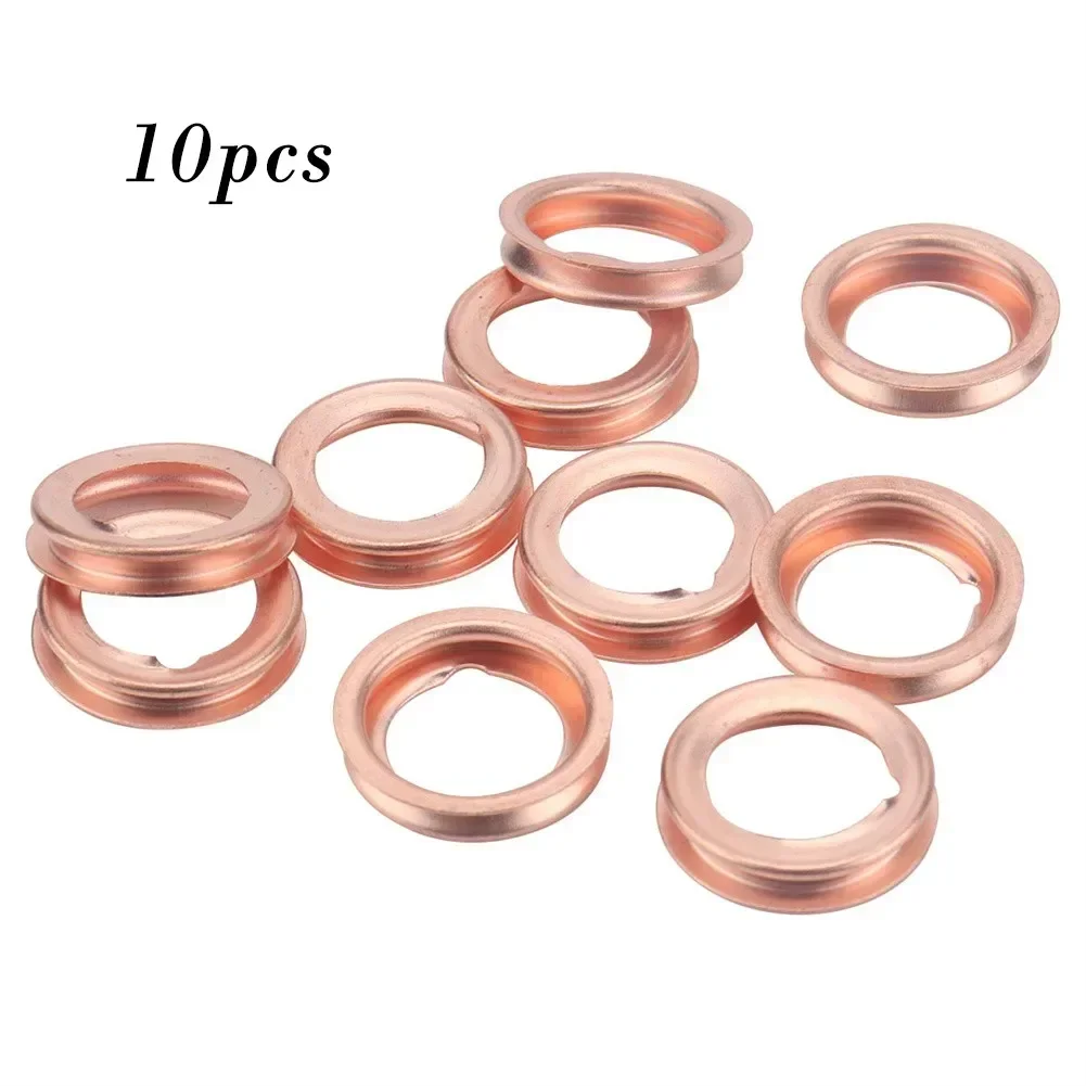 

10pcs Metal Oil Drain Plug Crush Washer Gasket Suit For Infiniti 2010-2011 For Nissan 370Z Cube 2010 For Nissan For Altima