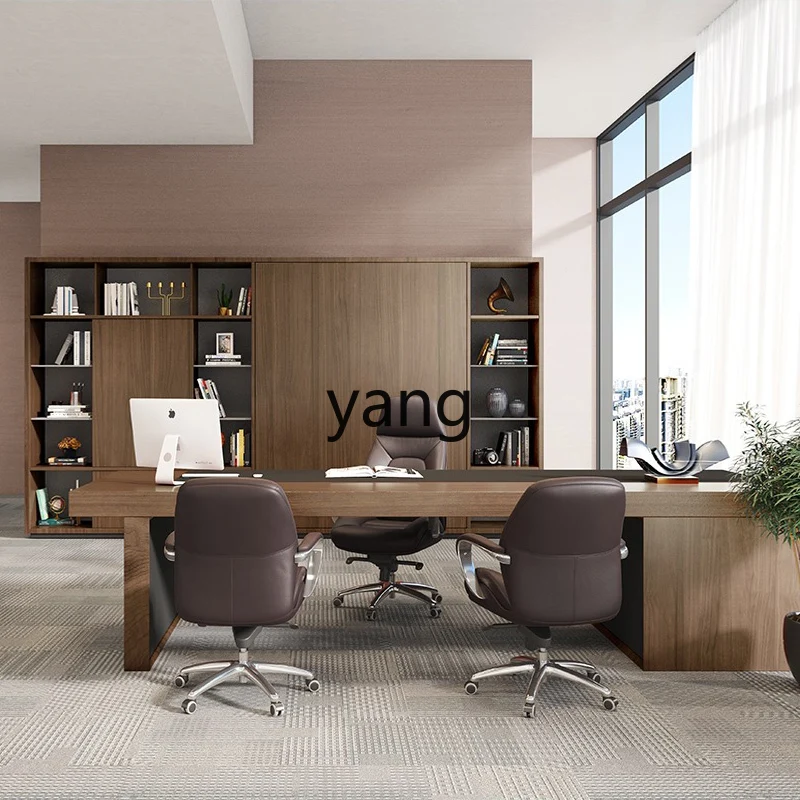 مقعد جلدي LMM للمكتب المنزلي كرسي مكتب مريح للأعمال المستقرة #4