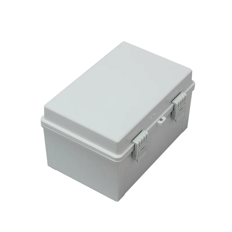 IP67 Waterproof Power Electrical Junction Box Abs Pc Hinged Plastic Enclosure Distribution Box  Waterproof Outdoor Plastic Box