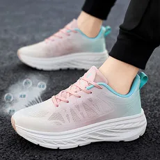 

2024 New Men's Sports Shoes Couples Marathon Sports Running Shoes Thick-soled Non-slip Shock-absorbing Tennis Shoes for Women