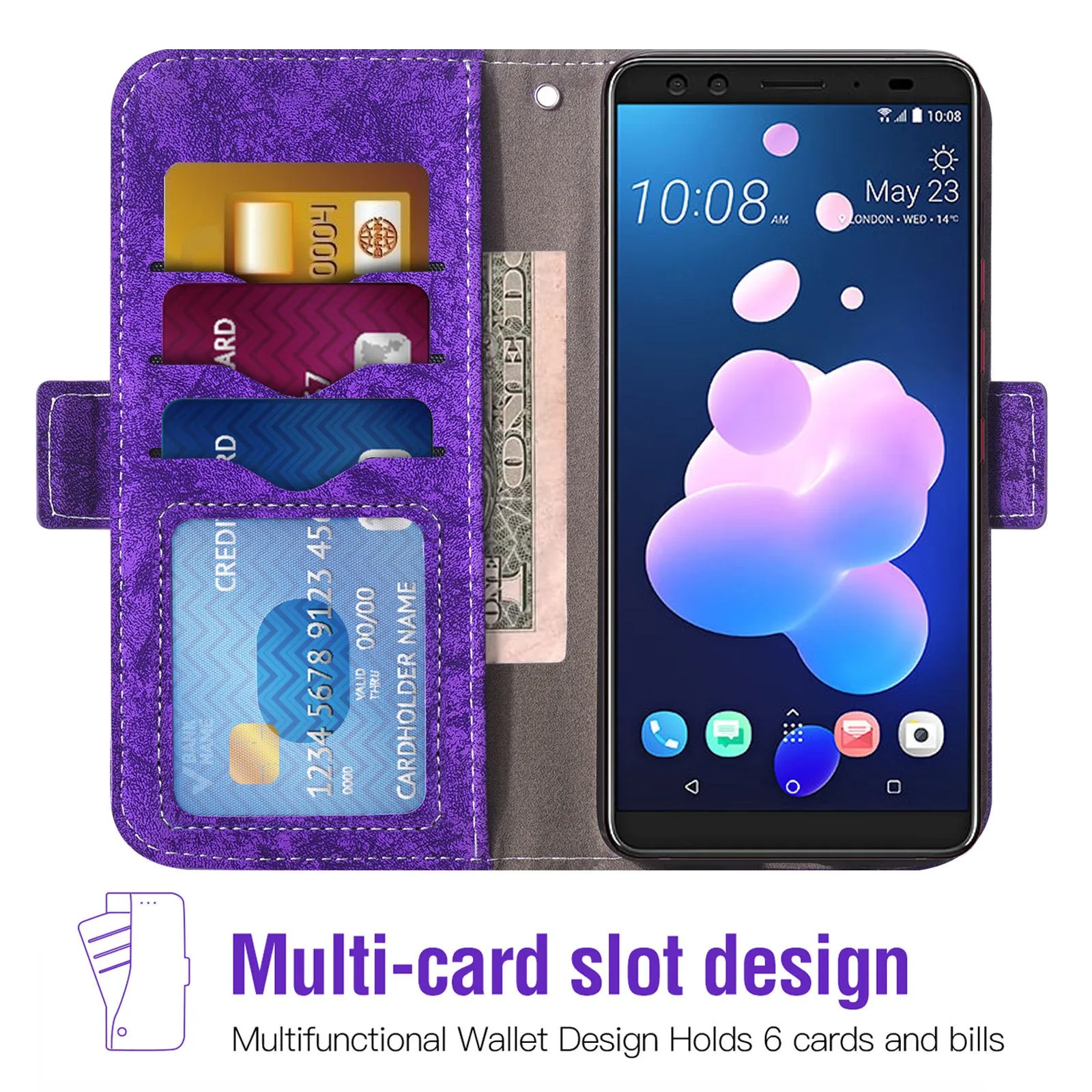 Flip Cover Leather Wallet Phone Case For Samsung Galaxy A14 A23 S23 Plus Ultra M13 4G M23 F23 5G C9 Pro C5 C7 C8 A6S A8 A9 Star