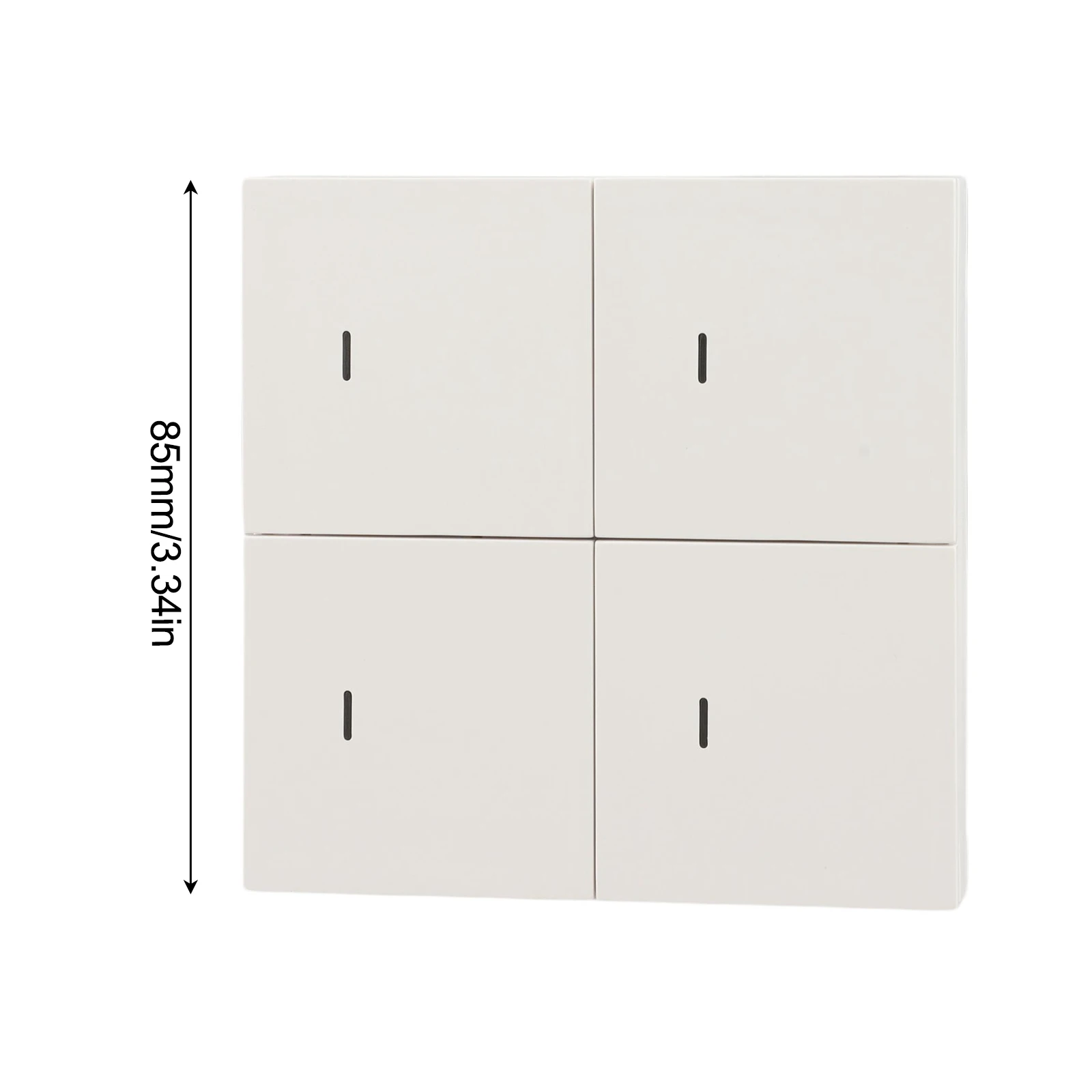 Wireless For Zigbee For Smart Scene Switch For For Tuya App No Wiring Required ABS Material Wall Panel Home Automation Control
