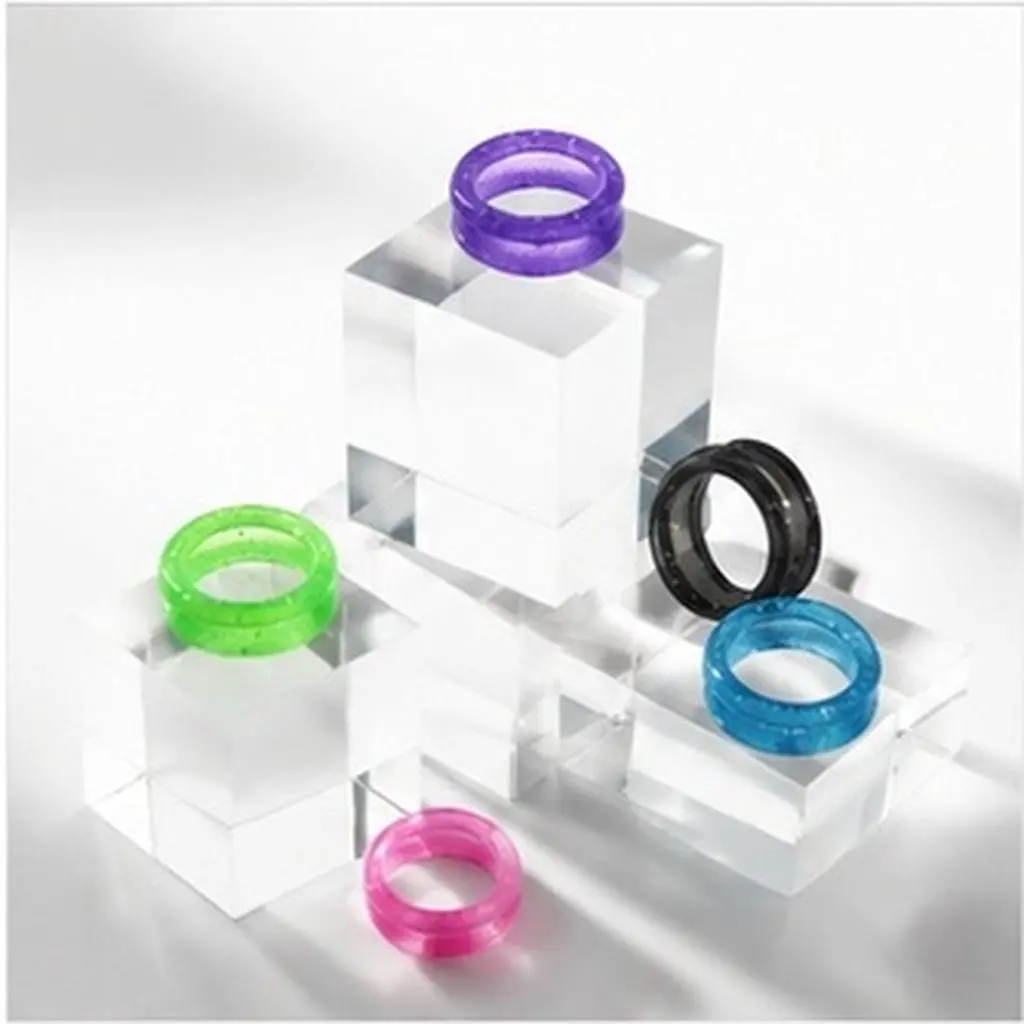 18Pcs Silicone Scissors Finger Rings Anti Skid Shears Finger Protector Comfortable Inserts Rings for Hairdressing Grooming