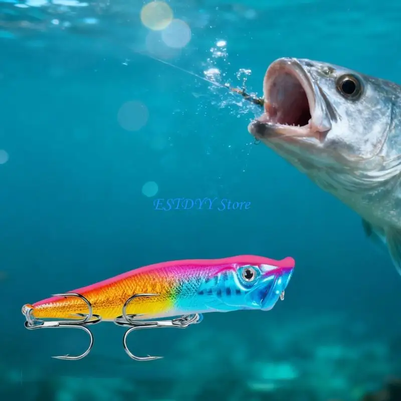 G6DE – leurre pêche réaliste avec Double hameçon nageur à coulage lent, leurre pour pêche aux basses aux eaux douces