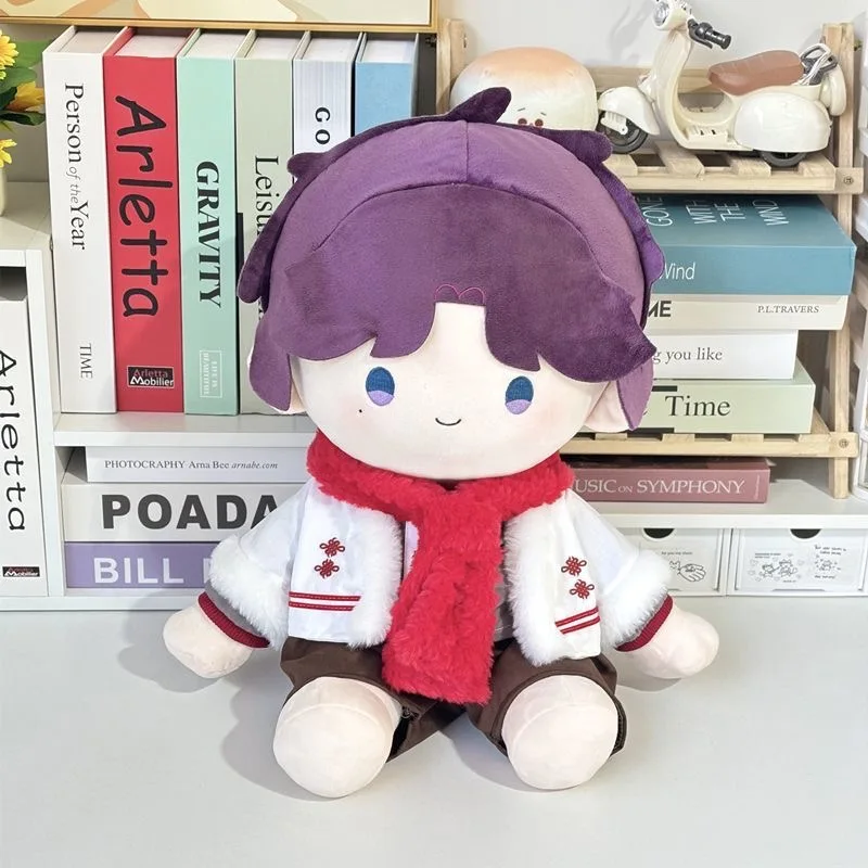 

40cm Cotton Doll Clothes Accessories Chinese Style Jacket Pant Scarf Doll Casual Wears Clothes Accessories