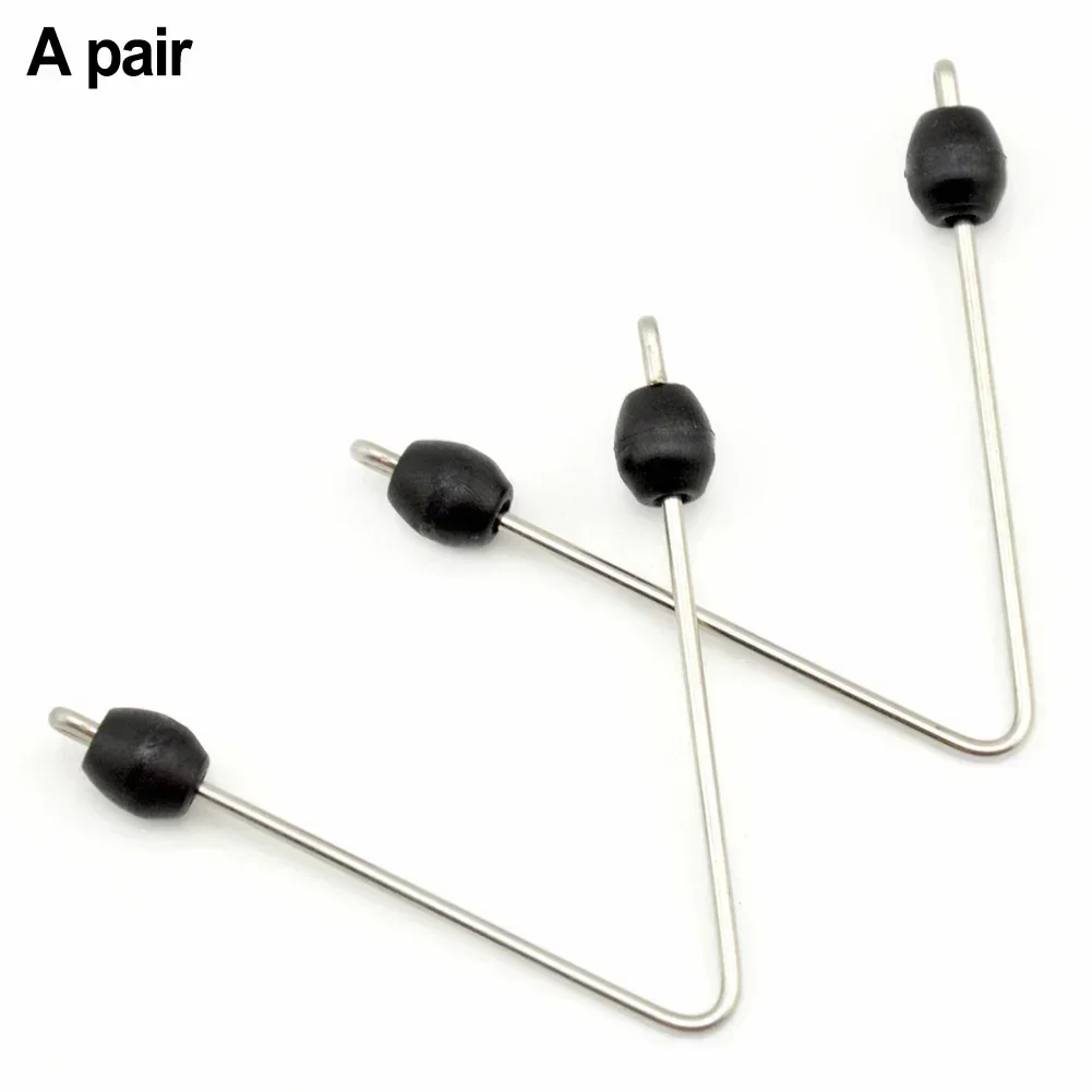 SPORTFUNSF Fishing Tackle Gear Accessories Wishbones Spearfishing Stainless Steel Terminals Ball V Wishbone Speargun Band Sling