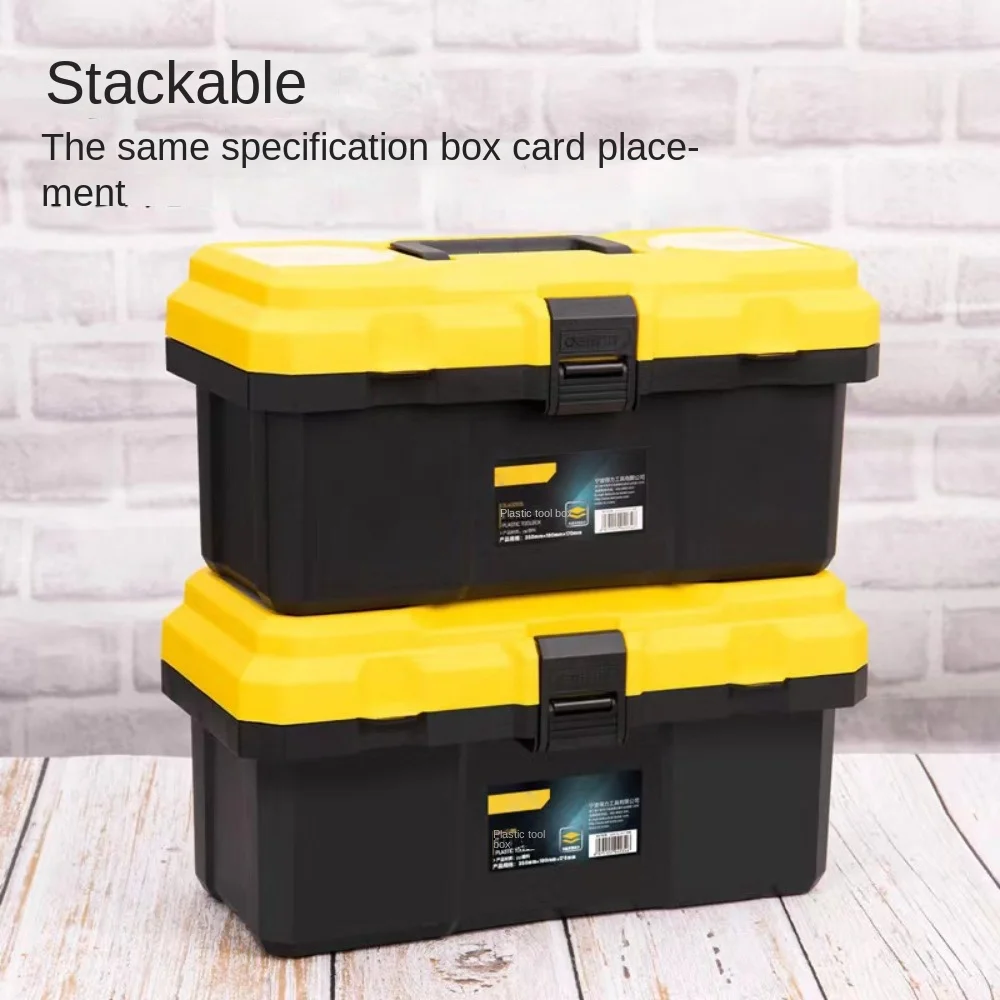 Portable Hardware Tools Case Hardware Tools Double Layer Hand Tools Storage Organizer Hand Tools Compartment Toolbox