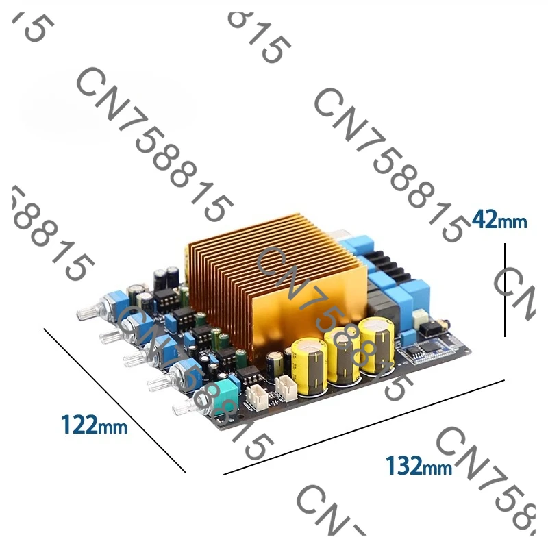 TPA3255+QCC3084 Bluetooth 5.4 HIFI 2.1 Subwoofer Amplifier Board 300W*2+600W with PCM5102A Decode 96K LDAC 24V-48V