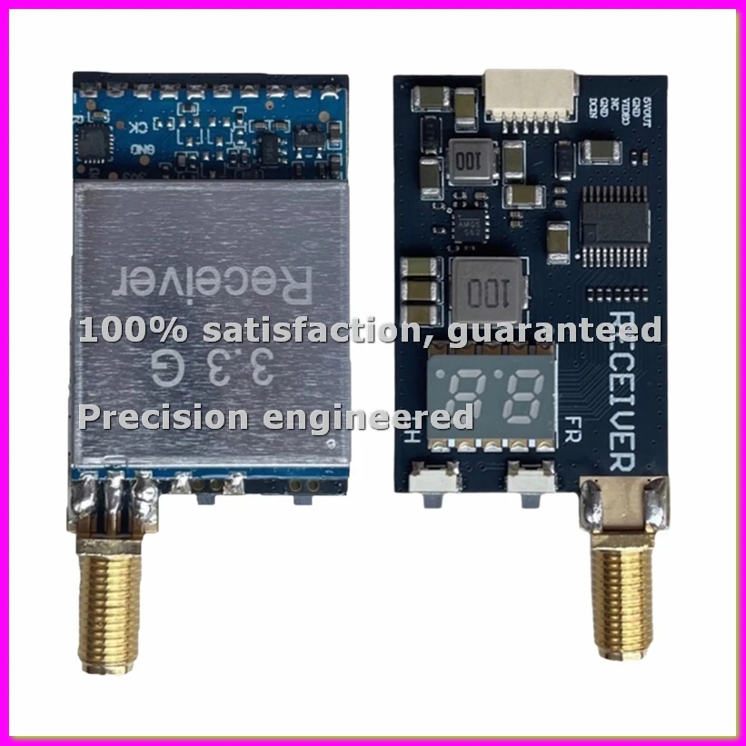 

3.3G RX3364- FPV VRX Module Wireless Analog Receiver FPV Audio Video Transmission Module Wireless Receiver Module-ABVP