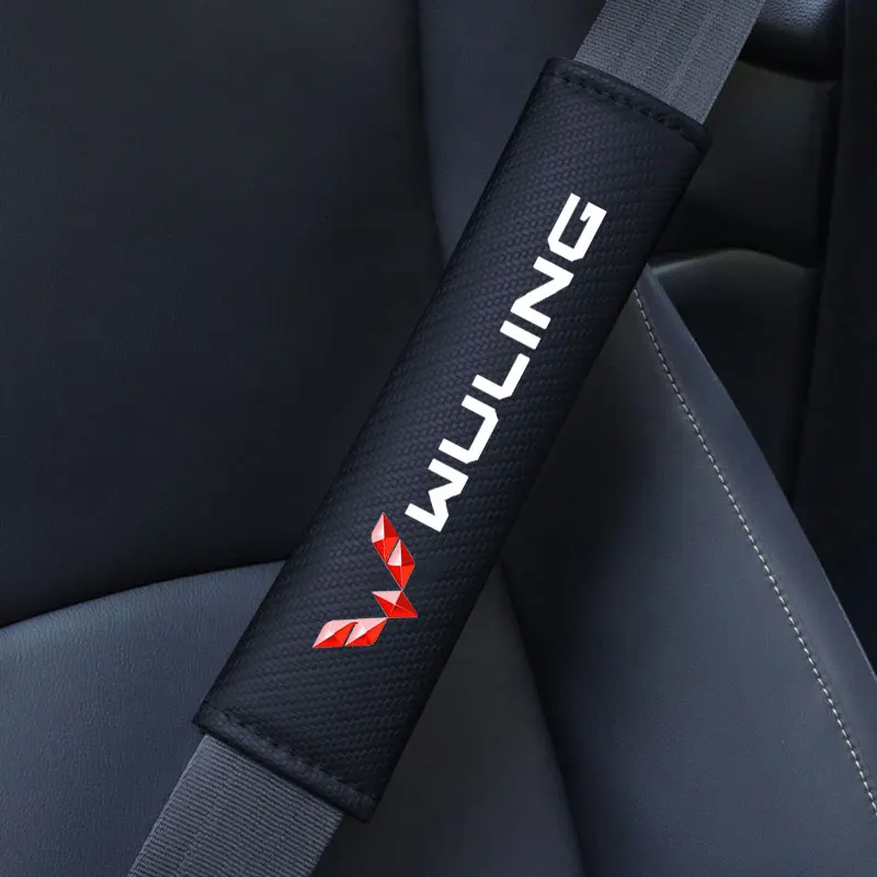 Car seat belt cover safety cover for Wuling almaz Hongguang S cortez Victory 510 530 730 air EV 360 560 RS-5 Car Accessories