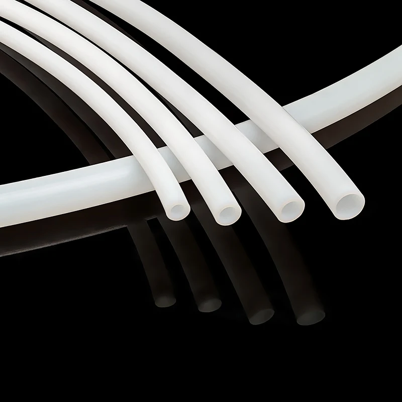 PTFE Industrial Tube White Teflonto Fluid Transfer Tubing Hotend Throat Pipe Heat Corrosion Resistant Multiple Sizes 1~19mm