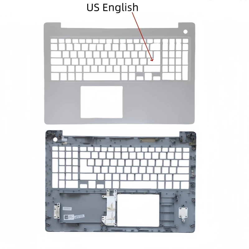 New Laptop Top Case Palmrest Upper Cover For Dell Insprion 15 5570 5575 Lower Base Carcass Bottom Shell Case