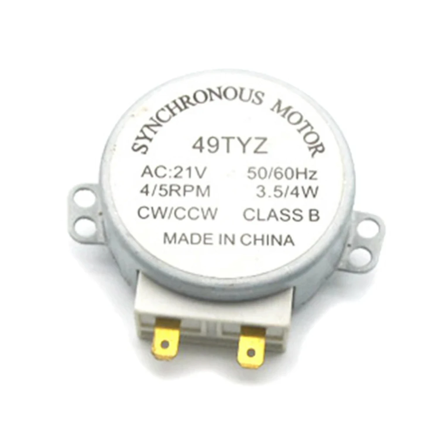 

Voltage AC 21V 3.5/4W Synchronous Motor Air Blower 49TYZ Microwave Oven Tray Motor Speed 4/5 R/min High Quality