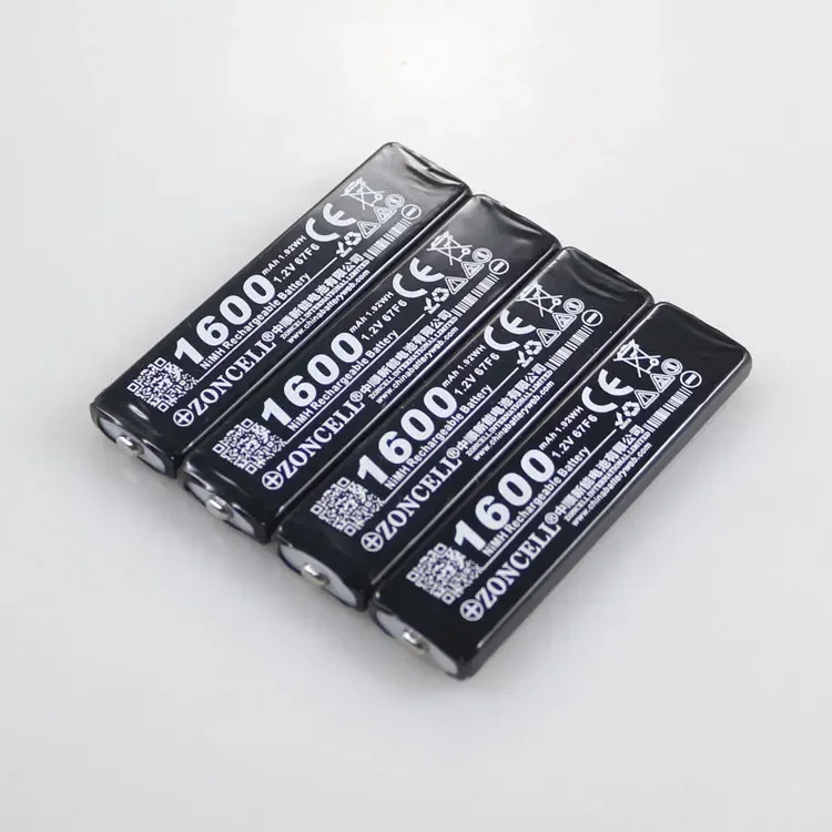 Bateria de goma de mascar CIS core 1600mAh Ni MH 67F6 67F6, reprodutor MD, bateria de fone de ouvido 1.2V 1.2V