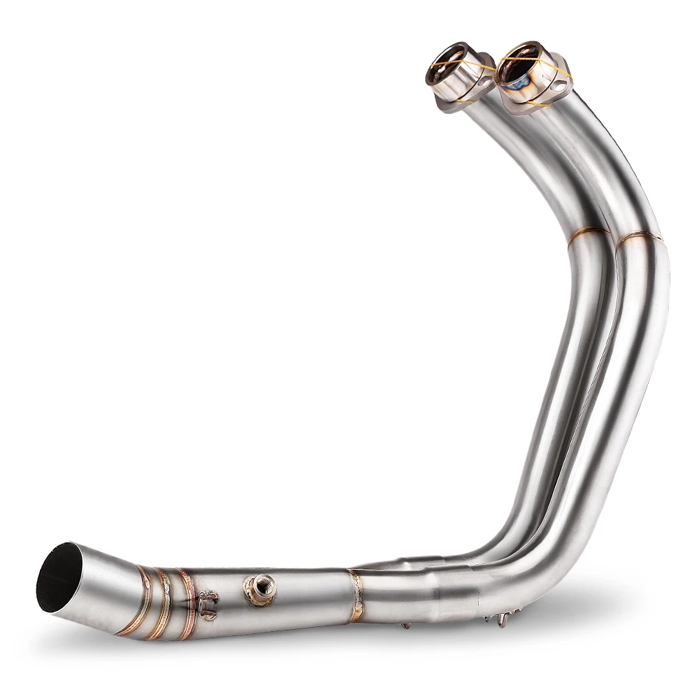 Motorcycle Exhaust System Street Bike Header Tube F02 Muffler with DB Killer Exhausts For Yamaha R7 MT07 FZ07 XSR700 2014-2026