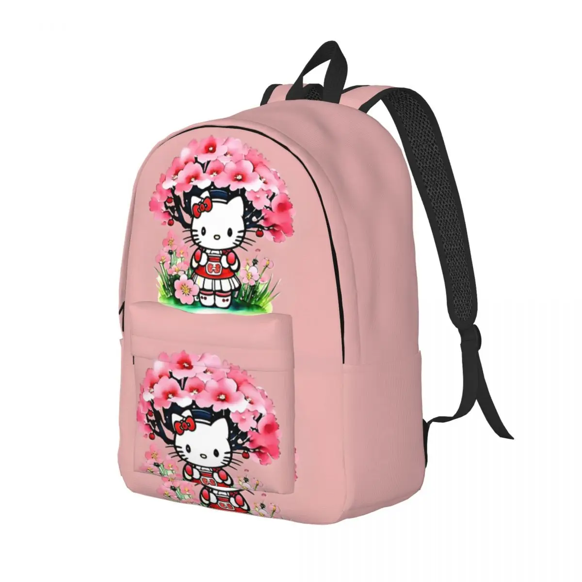 Birthday Hello Kitty And Sakura Tree Multi Compartment Children's Bags Sanrio Snack Storage For Women Kid Daypack Camping