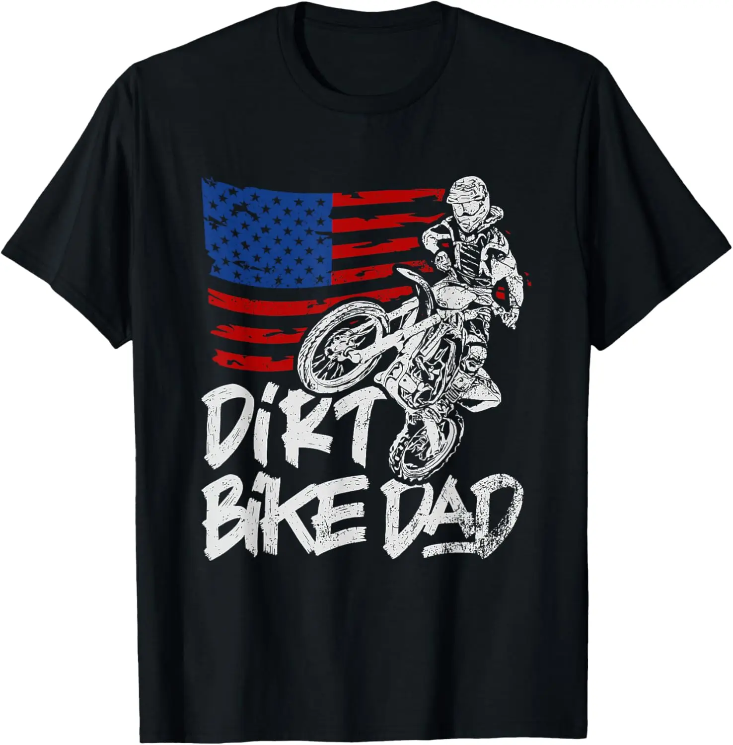 

Brraaap - Patriotic Motocross - Dirt Bike Dad T-Shirt