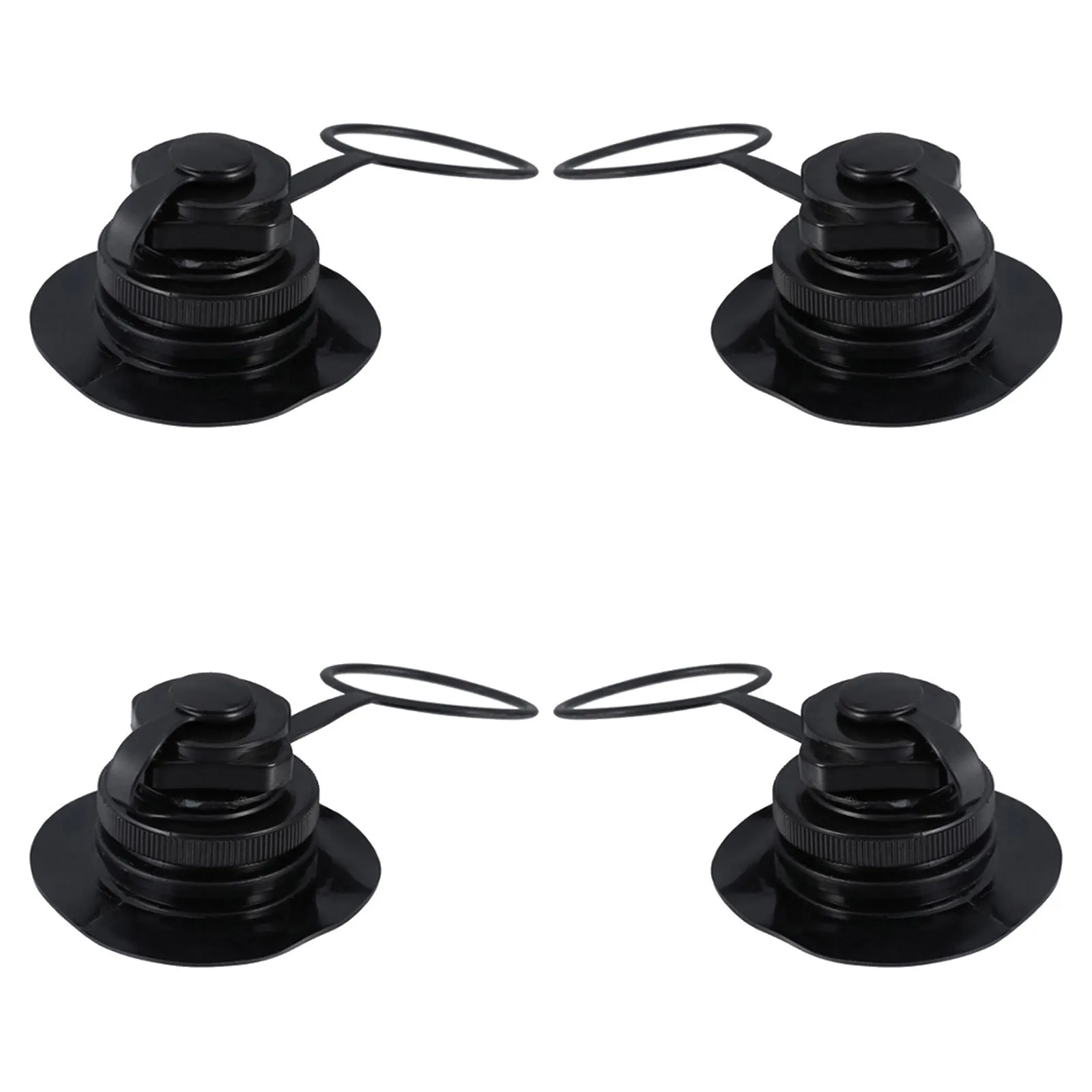 

4Pcs Tpu Spiral Air Nozzle Durable PVC Inflatable Mattress Sofa Pool Pillow One-Way Universal Valves Air Valves