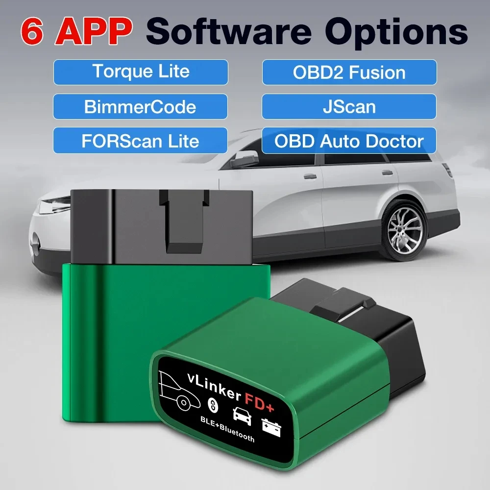 Vgate vLinker FD ELM327 FORScan For Ford Wifi Bluetooth 4.0 OBD2 Car Diagnostic Auto Tool OBD 2 Scanner J2534 PK ELM 327 V 1 5