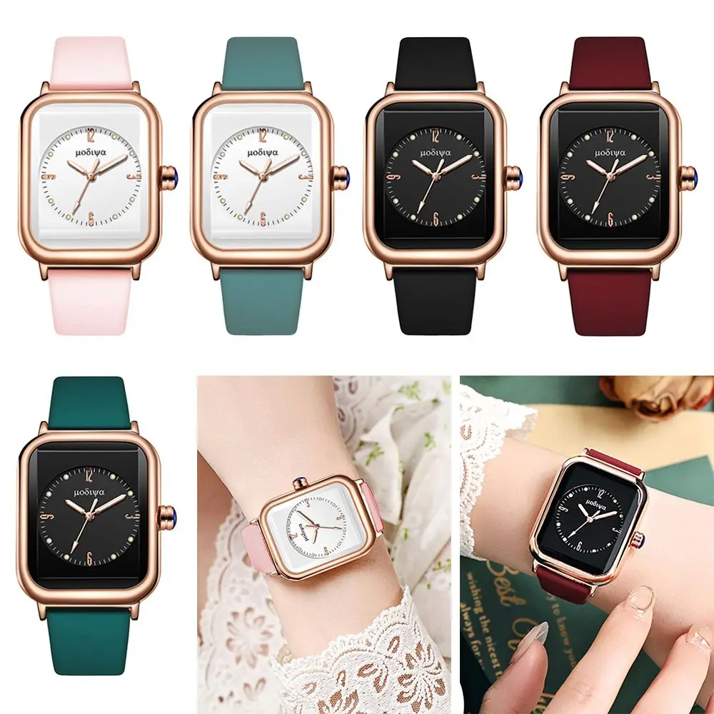 Presente cinto de silicone relógios moda relógio de pulso de quartzo relógio de quartzo casual requintado relógio feminino