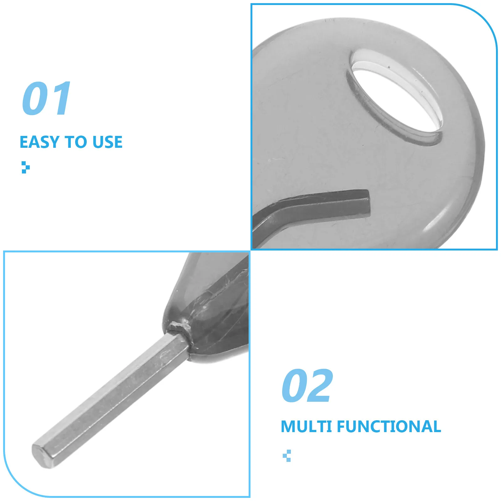 Surfboard Fin Wrench PVC Surf Tool for Precise Tightening Loosening Adjustment Installation Removal Surfing Kayak