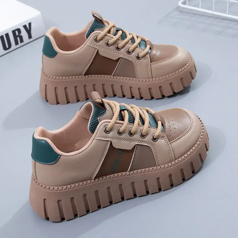 Autumn Women's Platform Shoes High Quality Women's Sneakers Comfortable Wear-resistant Board Shoes for Women Zapatillas De Mujer