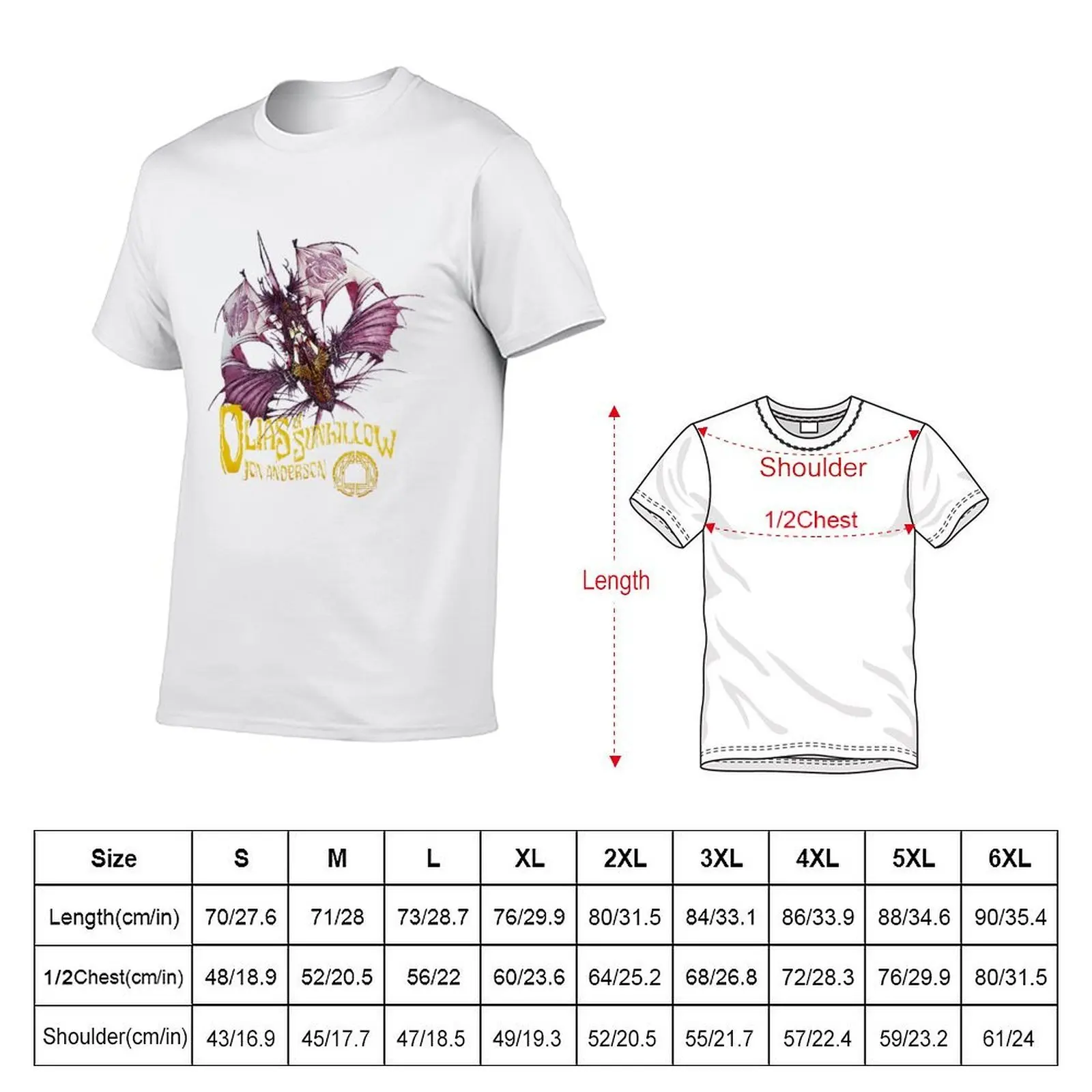 Jon Anderson Olias T-Shirt t shirt for man cotton t shirts man 100% T-Shirt