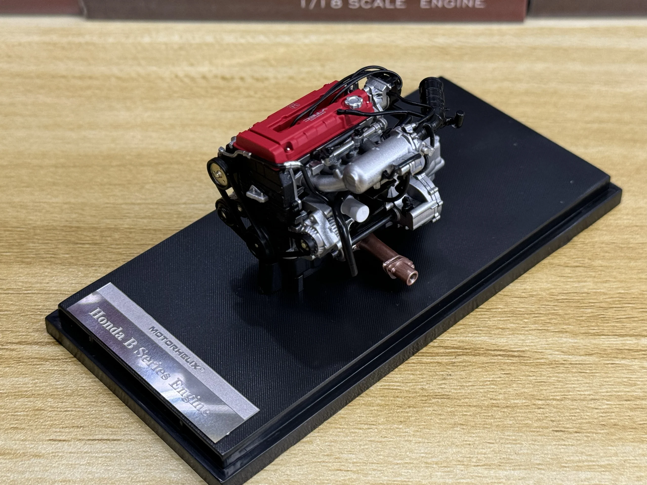 Diecast escala 1:18 motorhelix mh honda civic tipo-r ek9 motor modelo de carro brinquedo colecionável presente lembrança exibição ornamento