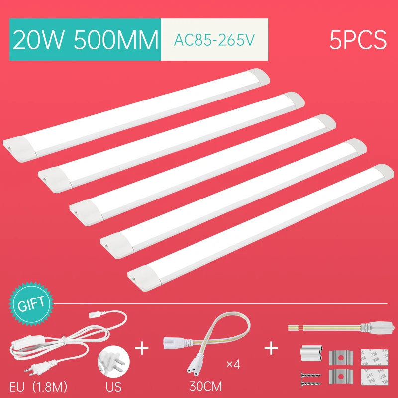 CHENBEN Led 220V Rohr Licht Zimmer Streifen Mit Kabel Rohr Lichter Leuchte Für Home Schlafzimmer Küche Schrank Beleuchtung innen Lampe 110V Rohr 3