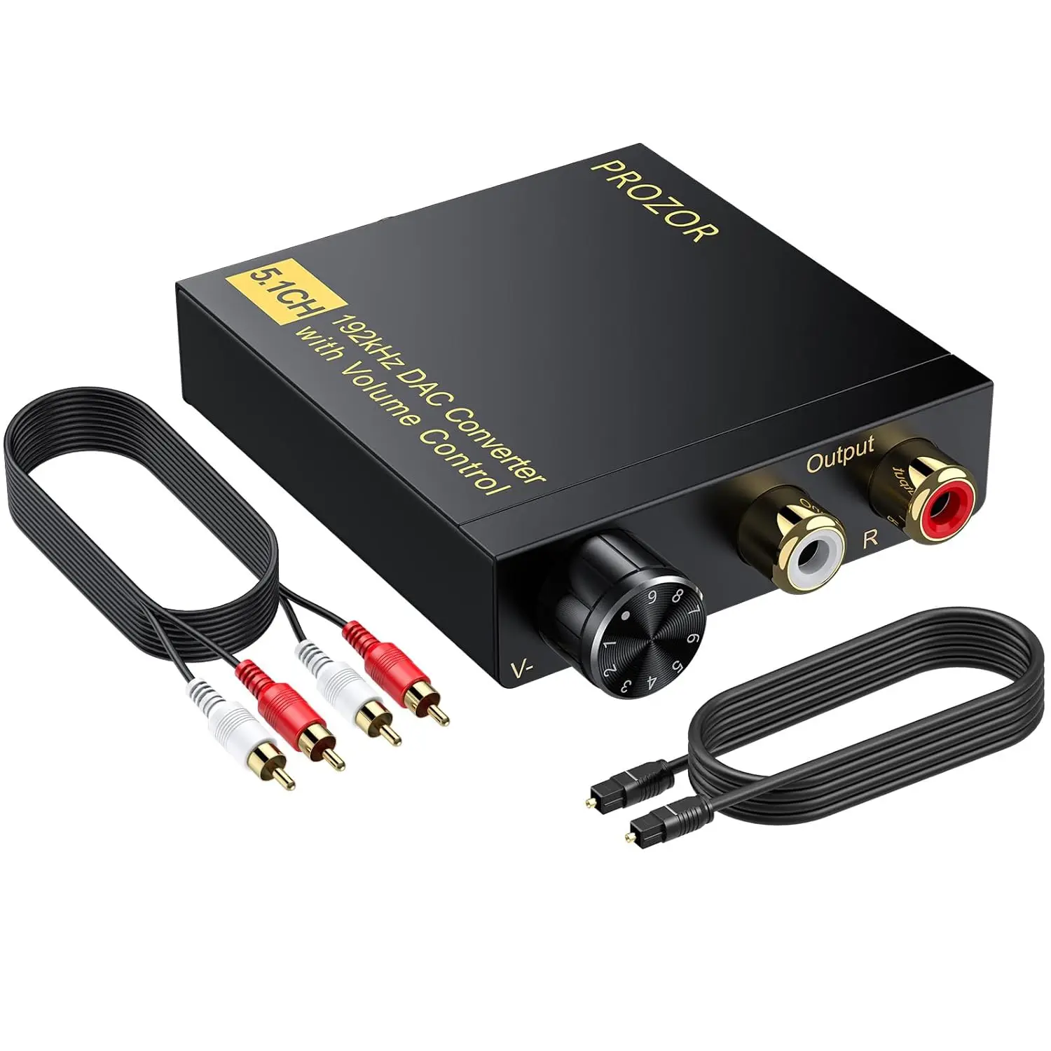 

ЦАП PROZOR 192 кГц/24 бит, Dolby/DTS/5.1CH/PCM2.0, оптический/коаксиальный/RCA/USB, регулировка громкости, в комплект входят кабели и руководство (120 сборов)