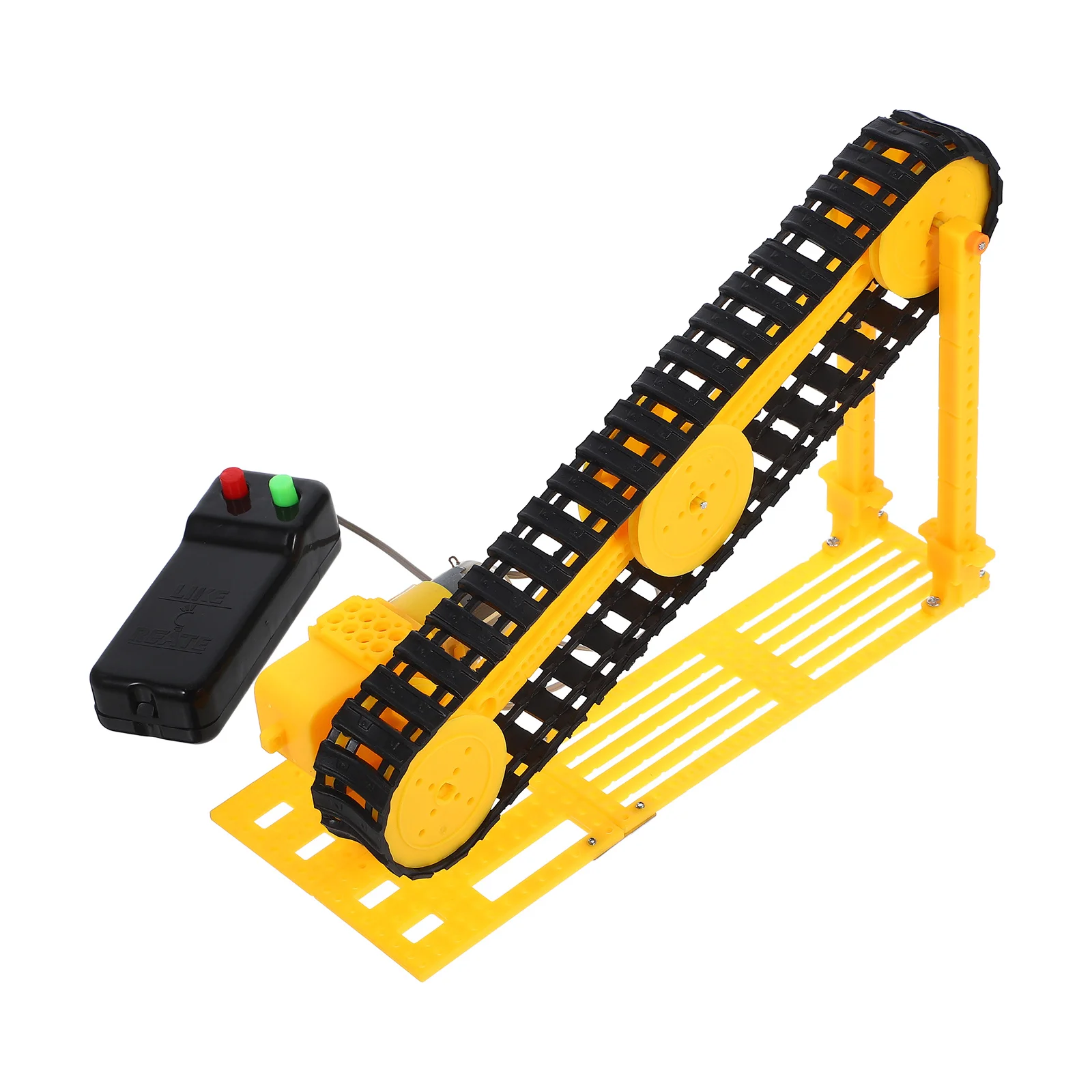 

Toys for Boys Conveyor Belt Model Models DIY Experiments Manual Excavator Yellow Abs Child Kids