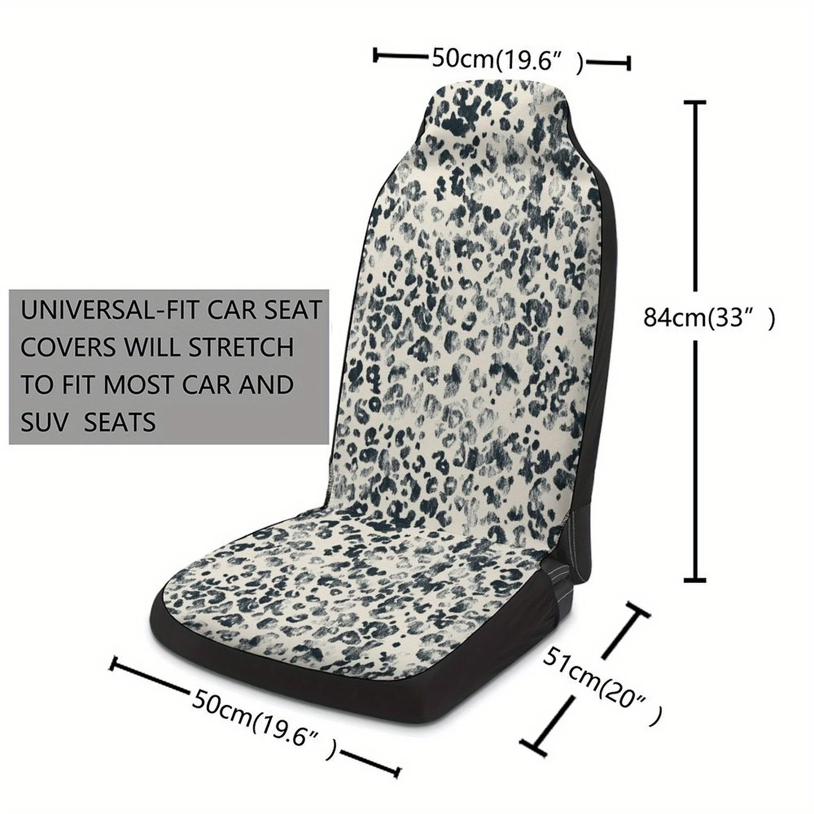 2pcs Of Breathable And Non-Slip Car Covers For The Front S, Perfect For A Casual And Natural Holiday Vibe, Making A Great Gift F