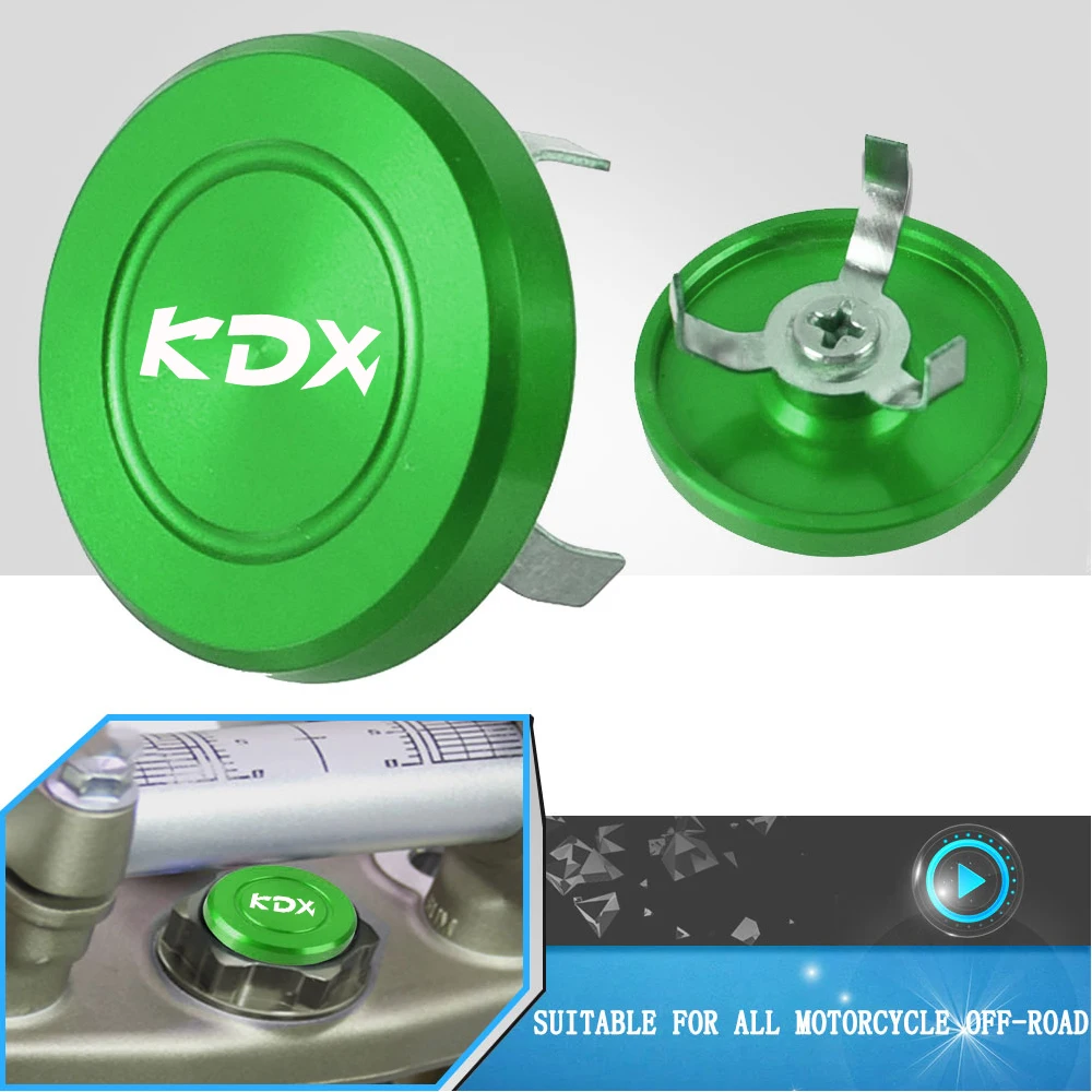 

For Kawasaki KDX KLX KX 65 80 85 125 150 250 450 R/F VERSYS X250/X300 Motocross Handlebar Decorative Screw Cover Cap Hole Plug