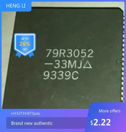 IC NOVO 100% IDT79R3052-33MJ