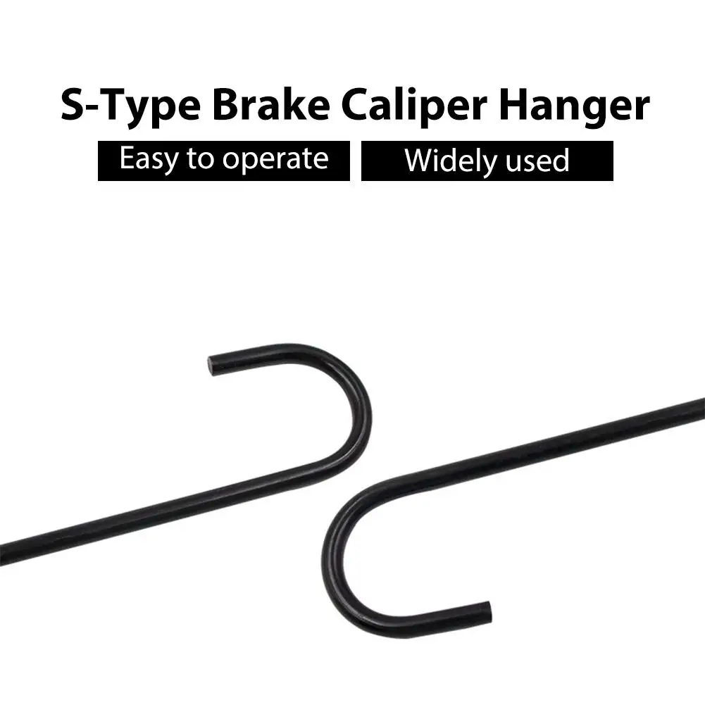 

Car Caliper S Shape Hanger Hook Tool Brake Caliper Hanger Hooks with Rubber Tips for Bearing Axle Automotive Accessories H2F5