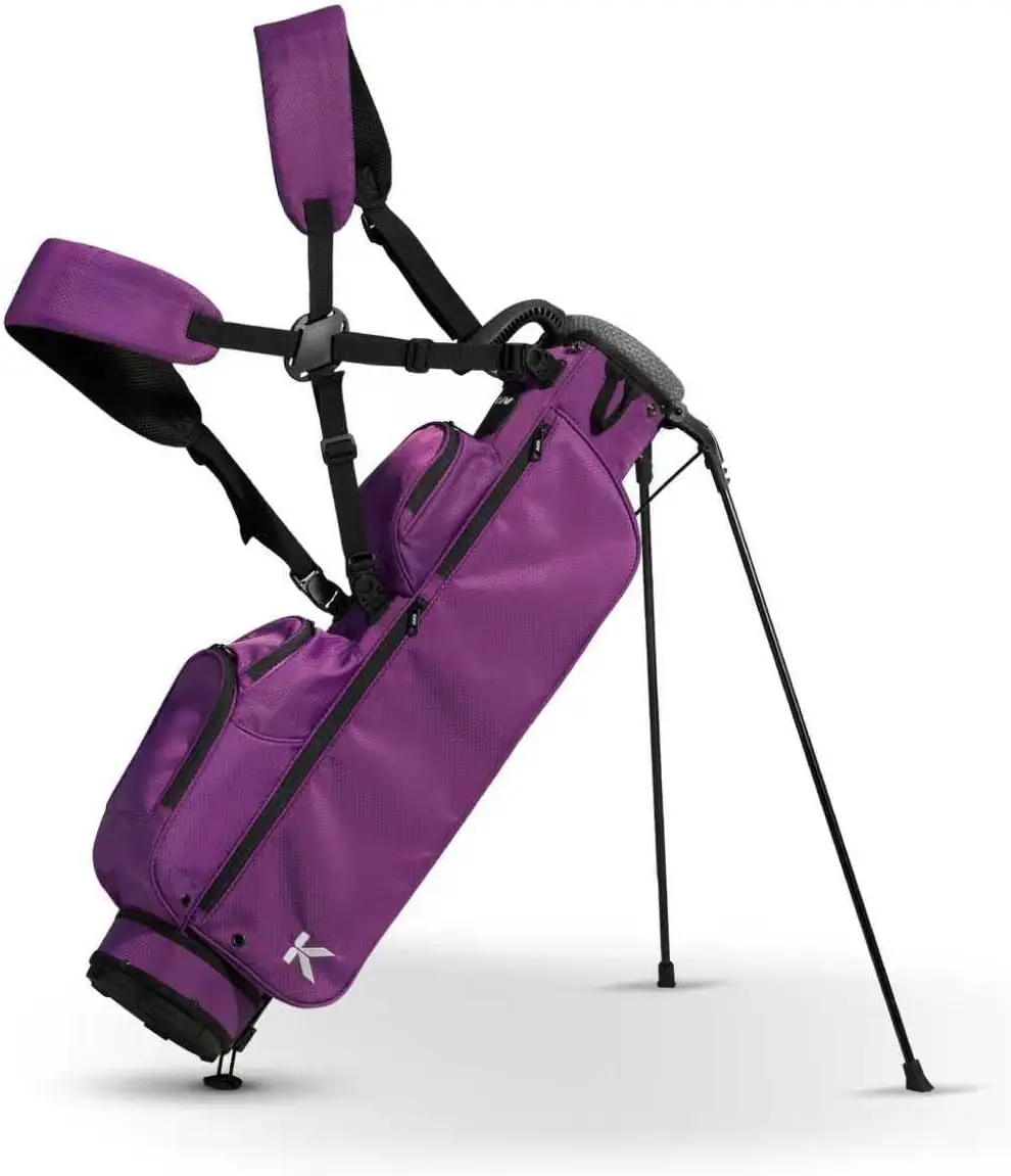 

Lightweight Stand Golf Bag with Adjustable Straps, Compact Design for Easy Storage and Comfort