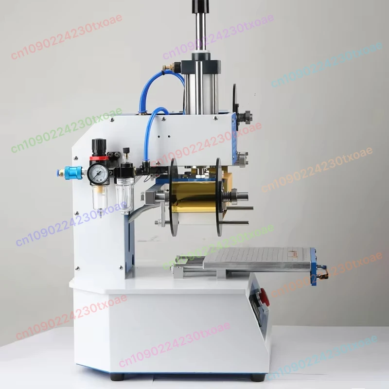 WT-QS200 Pneumatic Hot Stamping Machine - 5cm Height Multi-Material Foil Printing for Paper, Leather & Wood