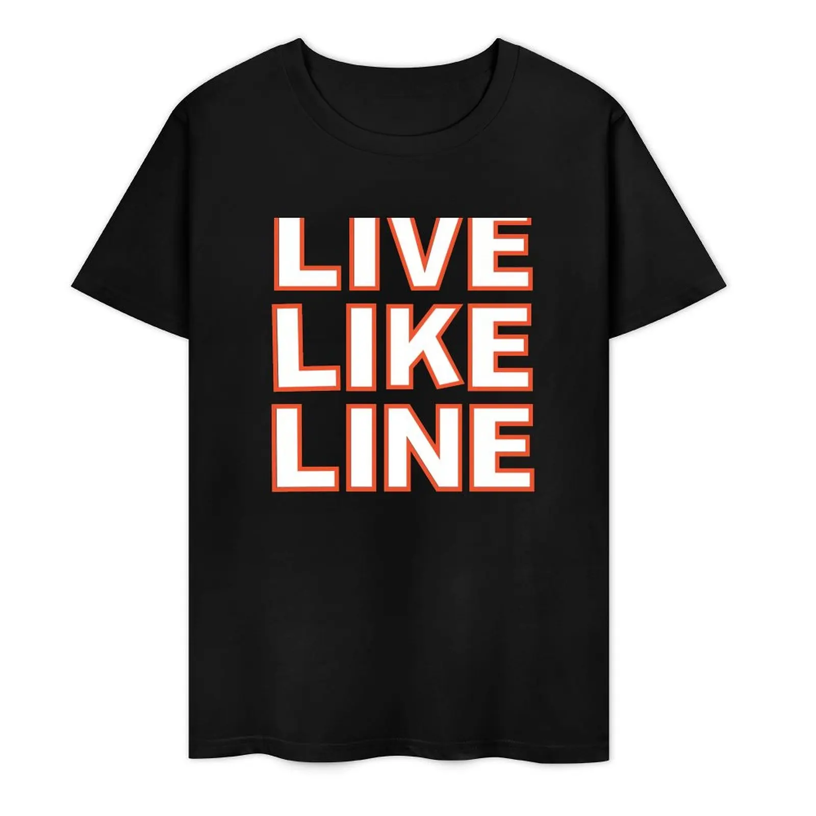 

LIVE LIKE LINE T-Shirt blacks basketball graphic tees shirts graphic tees slim fit t shirts for men