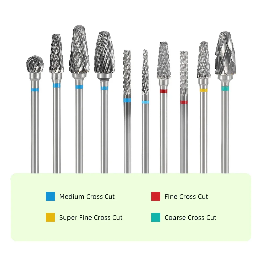 10 Pcs/Box BAISTRA Dental Carbide Drills Kit HP 2.35mm 135℃ Autoclavable Universal Grinding/Removing/Polishing Dentistry Tool