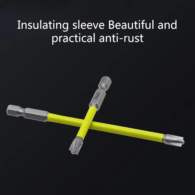 2/4Pcs Cross Screwdriver Bits, Electrician Tool for Socket & Switch, Electric Drill Tips for Air Conditioner Repair