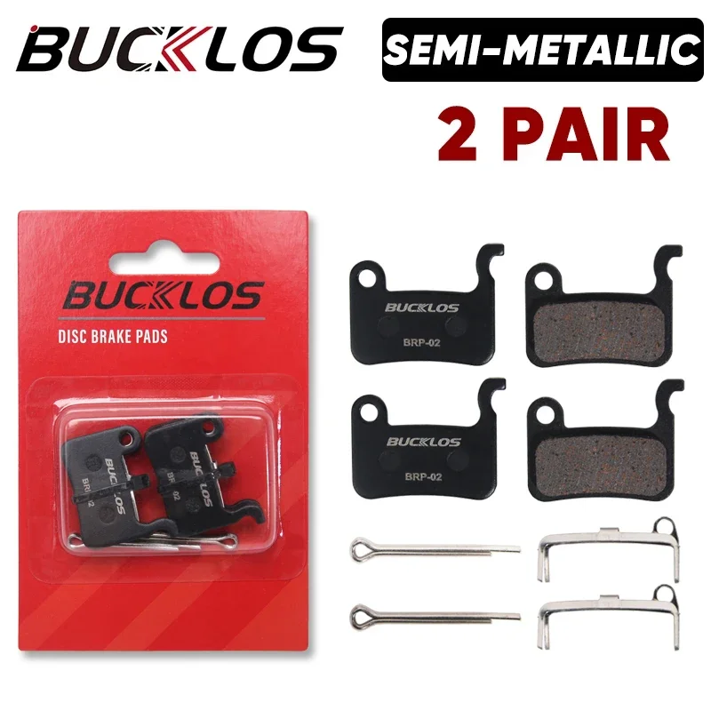 BUCKLOS Fahrradbremsbeläge für SHIMANO A01S M07 M535 MTB hydraulische Scheibenbremsbeläge Rennrad Scheibenbremsbeläge MTB BMX Fahrradteile
