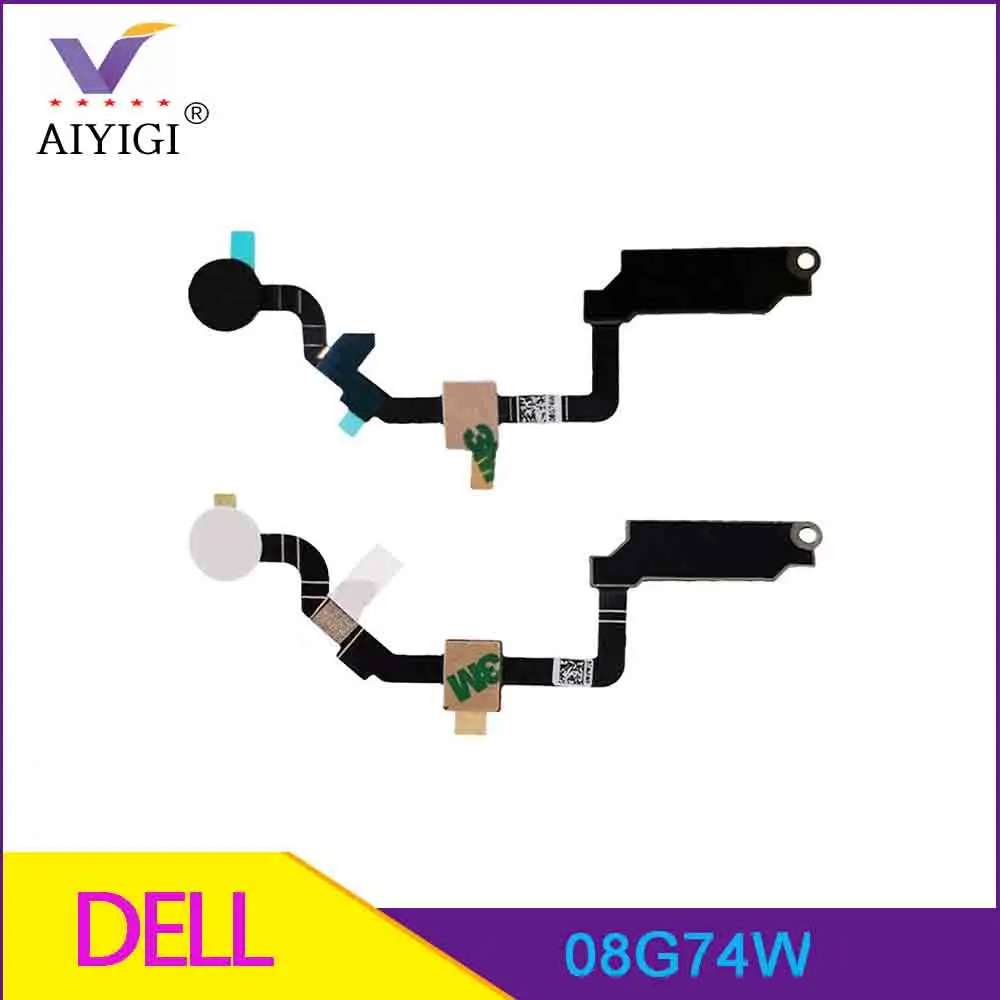 Original For Dell XPS 13 9370 9375 Fingerprint Reader Button Board 8G74W 08G74W