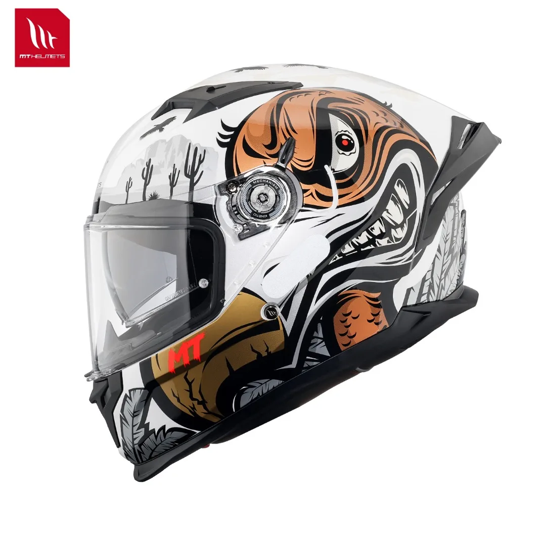 New Motorcycle Helmet Sharp 5 Stars Racing Mt Spain Braker Sv Motocross Full Face Helmets Dual Visors Quick-Release M-3Xl